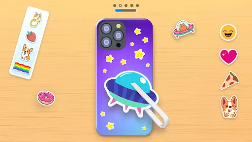 Gameplay screenshot 2 from Phone Case DIY - Simulation game